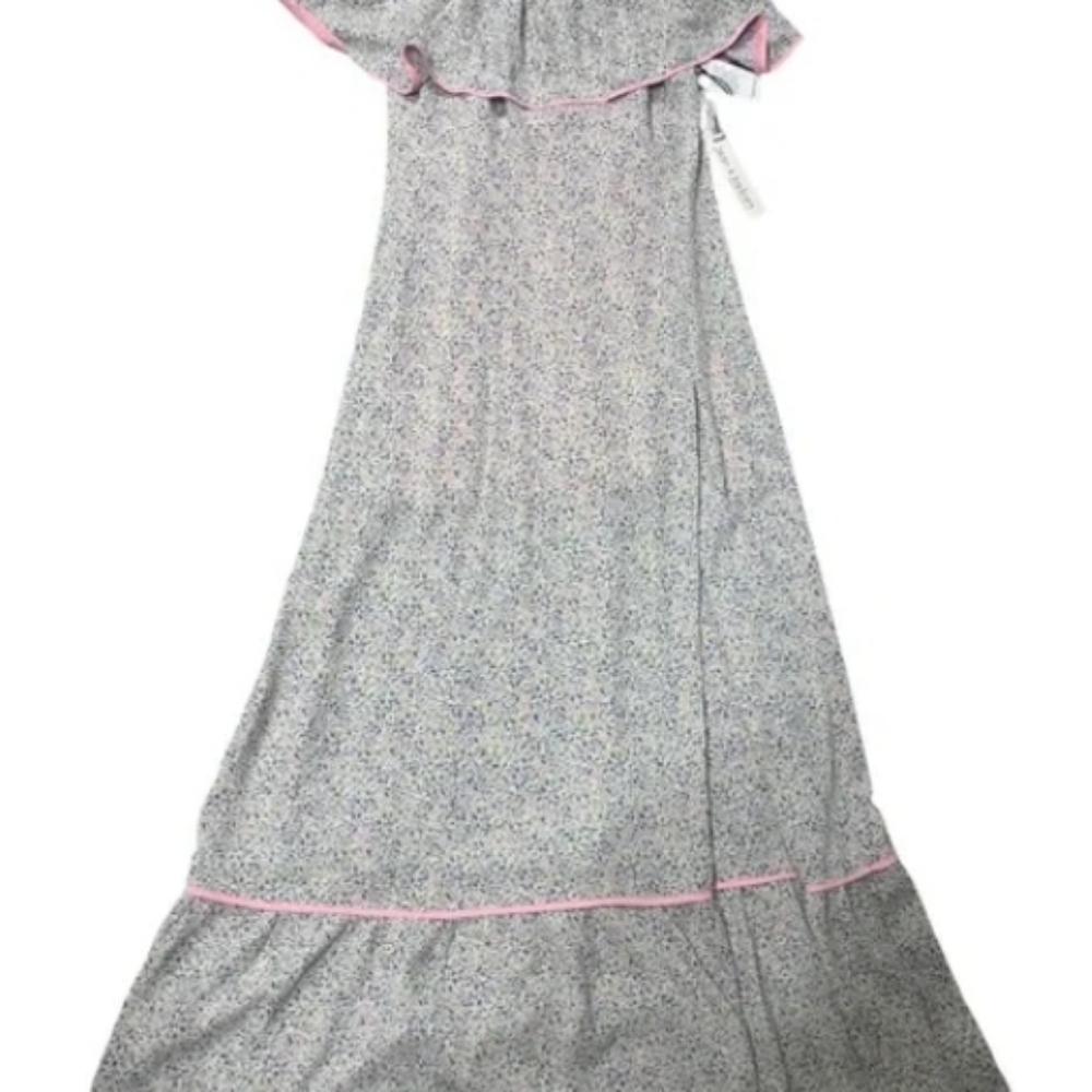 Thin shoulder strap long skirt
